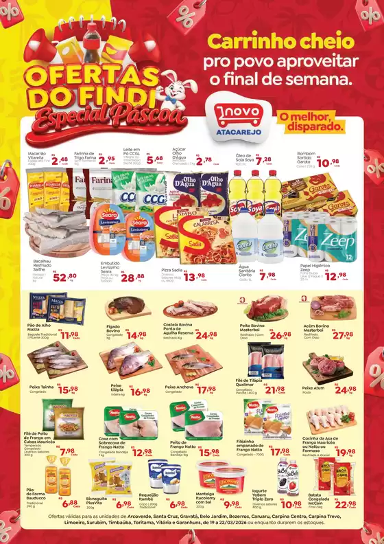 Catálogo Novo Atacarejo em Limoeiro | Encarte Novo Atacarejo | 2026-03-19T00:00:00.000Z - 2026-03-22T00:00:00.000Z
