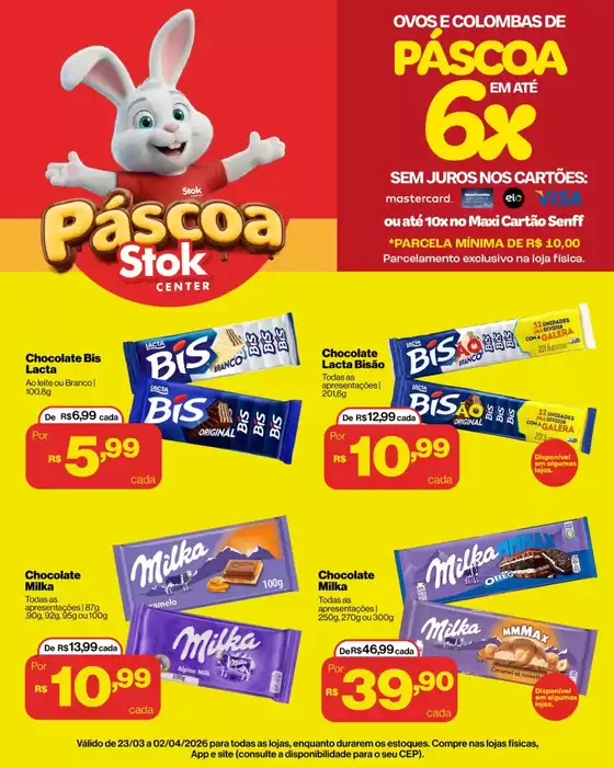 Catálogo Stok Center em São José da Varginha | Descontos e promoções | 2026-03-23T00:00:00.000Z - 2026-04-02T00:00:00.000Z