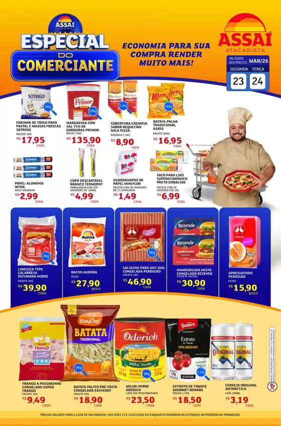 Catálogo Assaí Atacadista em Boa Vista | Encarte Assaí Atacadista 44919-16 | 2026-03-23T00:00:00.000Z - 2026-03-24T00:00:00.000Z