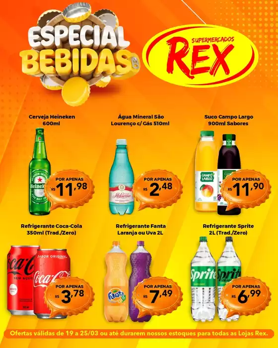 Catálogo Supermercados Rex | Economize agora com nossas ofertas | 2026-03-19T00:00:00.000Z - 2026-03-25T00:00:00.000Z