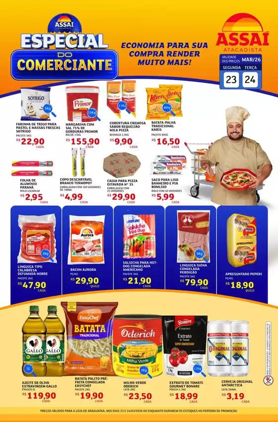 Catálogo Assaí Atacadista | Encarte Assaí Atacadista 44919-813 | 2026-03-23T00:00:00.000Z - 2026-03-24T00:00:00.000Z