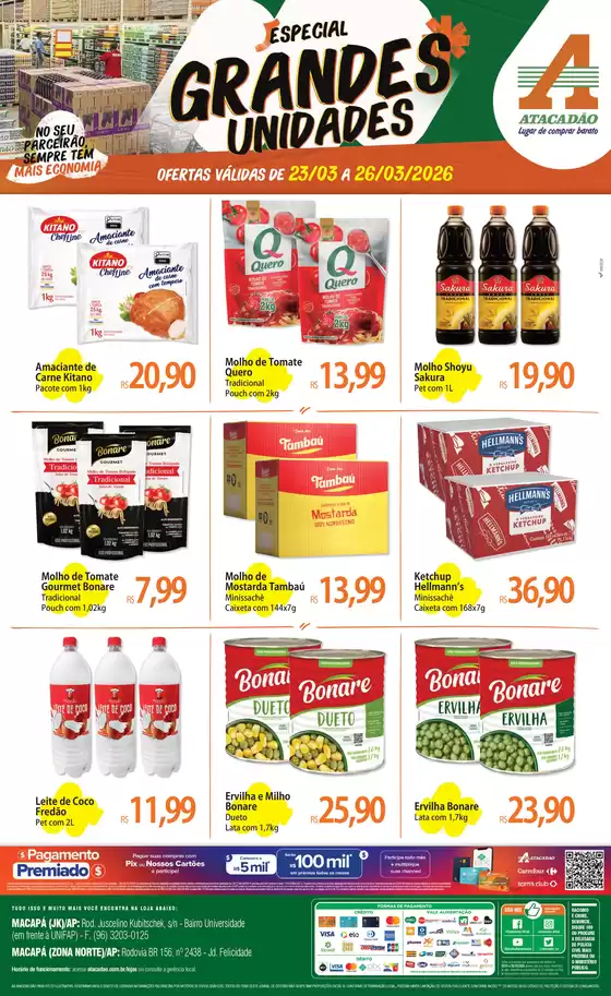 Catálogo Atacadão em São José do Rio Preto | Atacadão - Grandes Unidades (G.U.) | 2026-03-23T00:00:00.000Z - 2026-03-26T00:00:00.000Z
