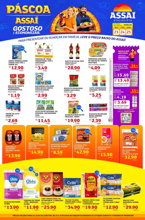 Catálogo Assaí Atacadista | Encarte Assaí Atacadista 44024-120 | 2026-03-23T00:00:00.000Z - 2026-03-25T00:00:00.000Z