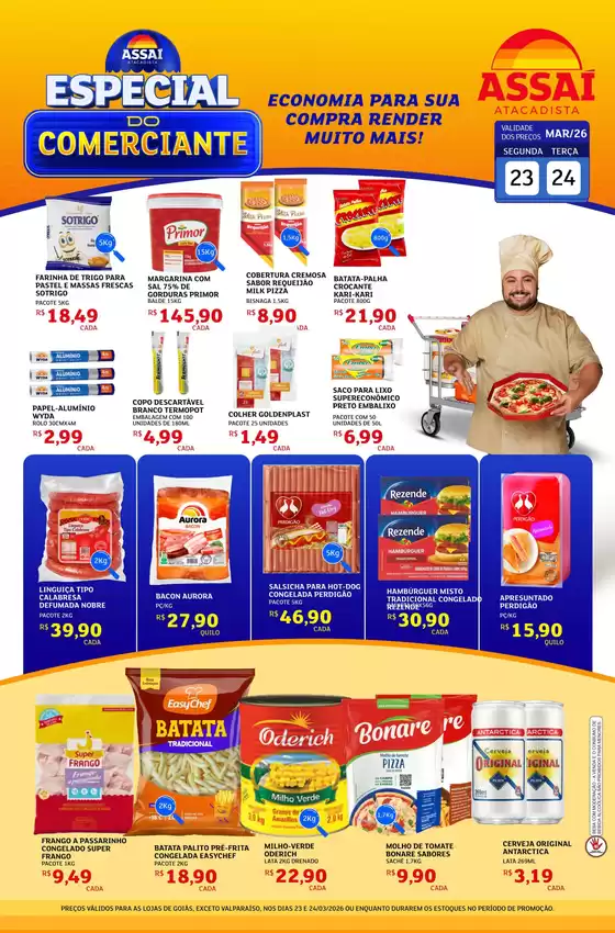 Catálogo Assaí Atacadista | Encarte Assaí Atacadista 44919-822 | 2026-03-23T00:00:00.000Z - 2026-03-24T00:00:00.000Z