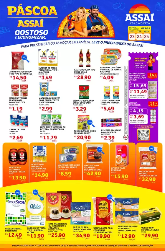 Catálogo Assaí Atacadista | Encarte Assaí Atacadista 44024-352 | 2026-03-23T00:00:00.000Z - 2026-03-25T00:00:00.000Z