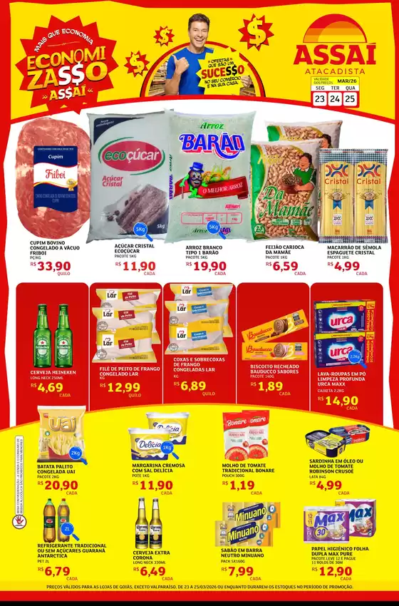 Catálogo Assaí Atacadista | Encarte Assaí Atacadista 44918-822 | 2026-03-23T00:00:00.000Z - 2026-03-25T00:00:00.000Z