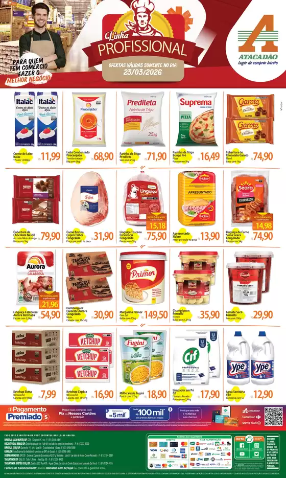 Catálogo Atacadão em São José do Rio Preto | Atacadão - Linha Profissional | 2026-03-23T00:00:00.000Z - 2026-03-23T00:00:00.000Z