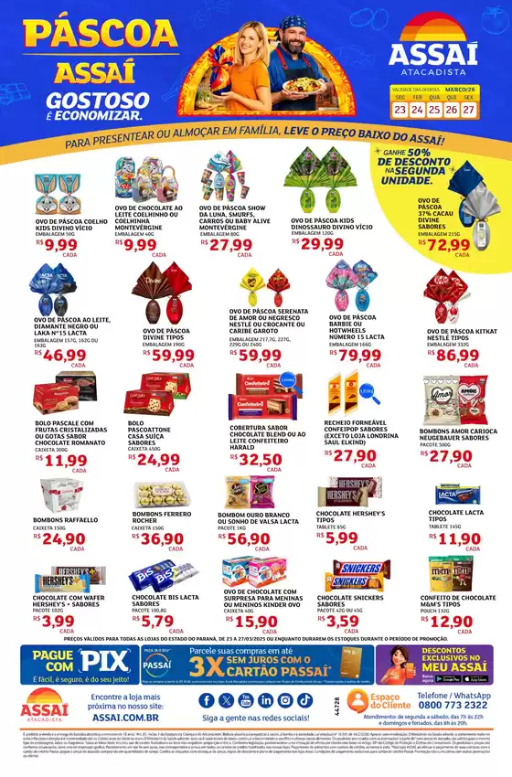 Catálogo Assaí Atacadista em Itabaiana | Encarte Assaí Atacadista 44728-241 | 2026-03-23T00:00:00.000Z - 2026-03-27T00:00:00.000Z
