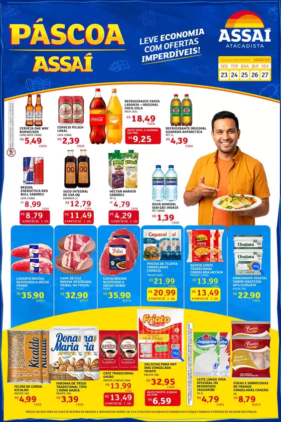 Catálogo Assaí Atacadista em Cotia | Encarte Assaí Atacadista 44352-105 | 2026-03-23T00:00:00.000Z - 2026-03-27T00:00:00.000Z
