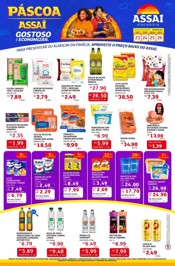 Catálogo Assaí Atacadista em Cotia | Encarte Assaí Atacadista 45242-736 | 2026-03-23T00:00:00.000Z - 2026-03-26T00:00:00.000Z