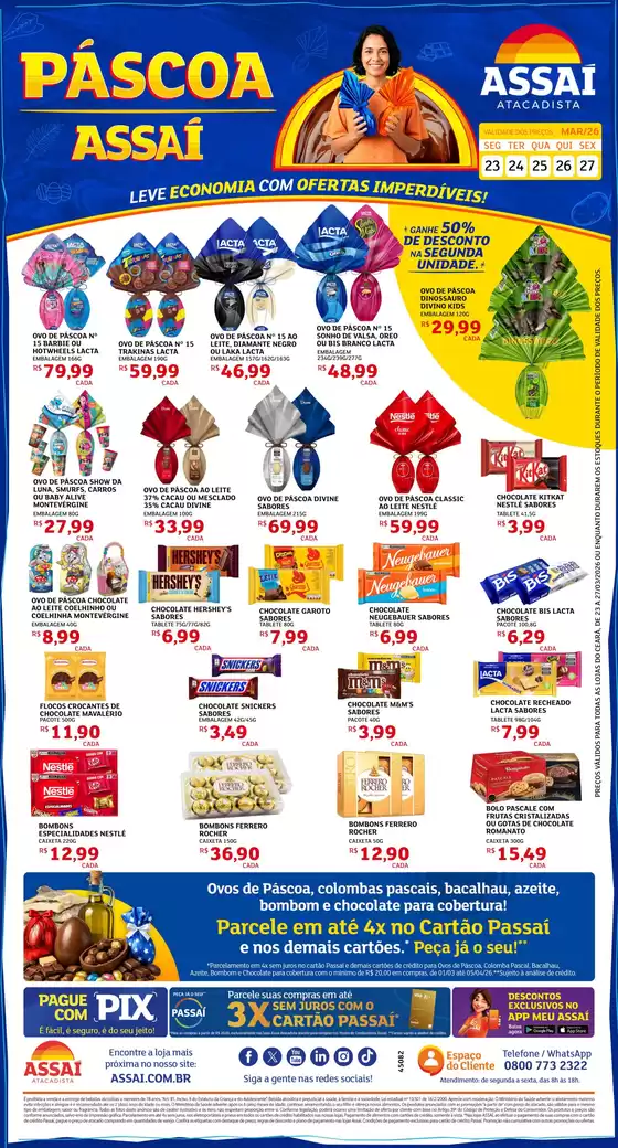 Catálogo Assaí Atacadista em Montes Claros | Encarte Assaí Atacadista 45082-127 | 2026-03-23T00:00:00.000Z - 2026-03-27T00:00:00.000Z