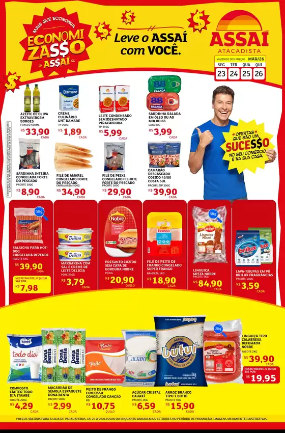 Catálogo Assaí Atacadista em Aracruz | Encarte Assaí Atacadista 45194-64 | 2026-03-23T00:00:00.000Z - 2026-03-26T00:00:00.000Z