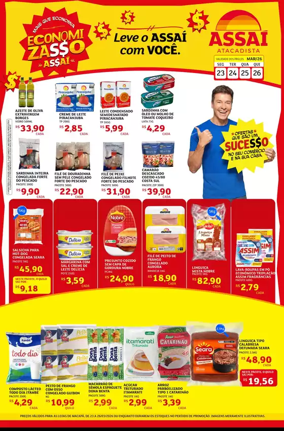 Catálogo Assaí Atacadista em Aracruz | Encarte Assaí Atacadista 45194-442 | 2026-03-23T00:00:00.000Z - 2026-03-26T00:00:00.000Z