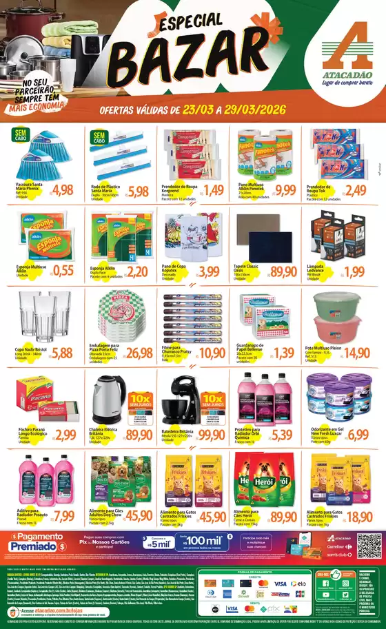 Catálogo Atacadão em São José do Rio Preto | Atacadão - Bazar | 2026-03-23T00:00:00.000Z - 2026-03-29T00:00:00.000Z