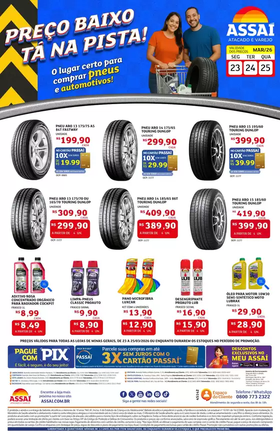 Catálogo Assaí Atacadista em Aracruz | Encarte Assaí Atacadista 45142-712 | 2026-03-23T00:00:00.000Z - 2026-03-25T00:00:00.000Z