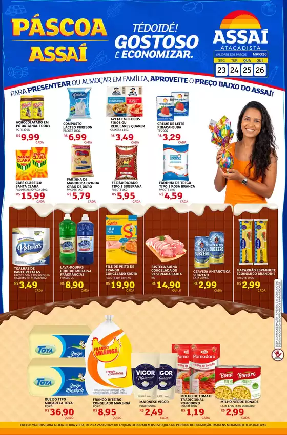 Catálogo Assaí Atacadista em Zortéa | Encarte Assaí Atacadista 44641-73 | 2026-03-23T00:00:00.000Z - 2026-03-26T00:00:00.000Z
