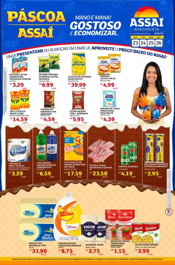 Catálogo Assaí Atacadista em Zortéa | Encarte Assaí Atacadista 44641-74 | 2026-03-23T00:00:00.000Z - 2026-03-26T00:00:00.000Z
