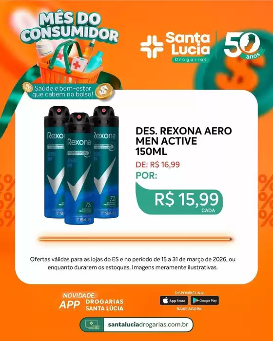 Catálogo Farmácia Santa Lúcia em Guarulhos | Ofertas exclusivas | 2026-03-15T00:00:00.000Z - 2026-03-31T00:00:00.000Z