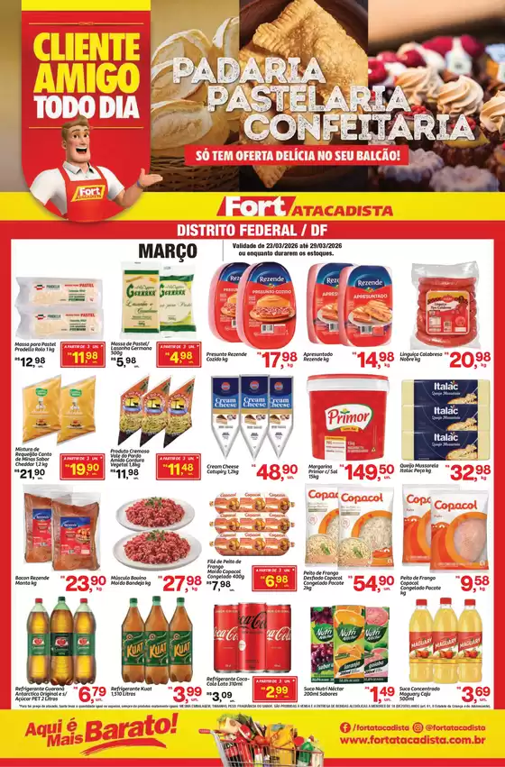 Catálogo Fort Atacadista em Carmópolis | DF Fort Food Service Pastelaria 23 a 29 MAR 26 DF | 2026-03-23T00:00:00.000Z - 2026-03-29T00:00:00.000Z