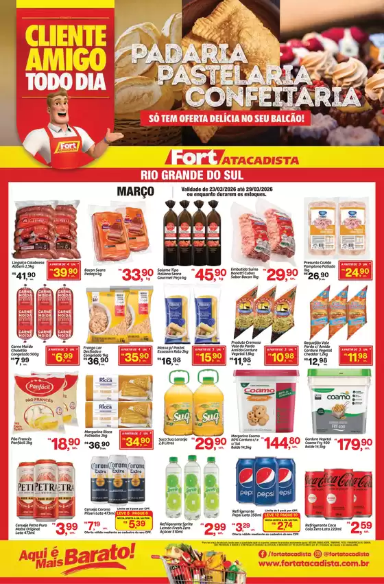 Catálogo Fort Atacadista em Carmópolis | RS Fort FOOD Pastelaria Padaria Confeitaria 23 a 29 MAR 26 | 2026-03-23T00:00:00.000Z - 2026-03-29T00:00:00.000Z