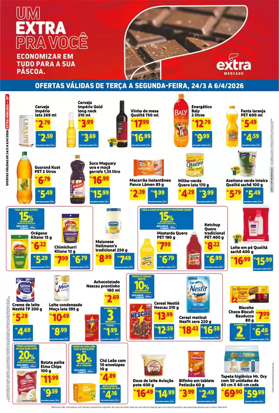 Catálogo Mercado Extra em Pinhais | Ótima oferta para todos os clientes | 2026-03-24T00:00:00.000Z - 2026-04-06T00:00:00.000Z