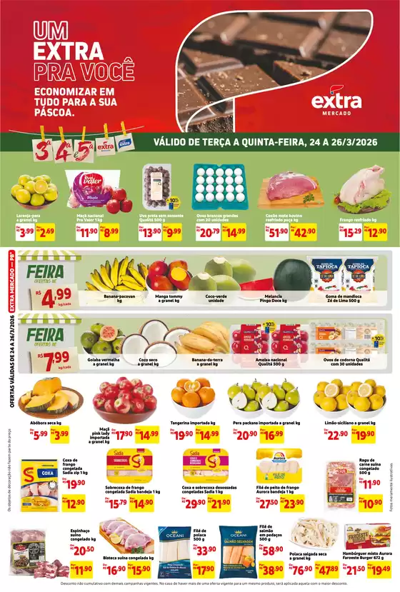 Catálogo Mercado Extra em Pinhais | Ofertas e promoções atuais | 2026-03-24T00:00:00.000Z - 2026-03-26T00:00:00.000Z