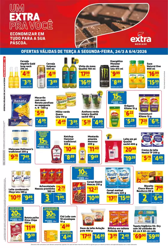 Catálogo Mercado Extra em Pinhais | Ótima oferta para caçadores de pechinchas | 2026-03-24T00:00:00.000Z - 2026-04-06T00:00:00.000Z