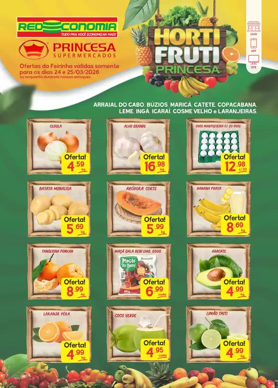 Catálogo Princesa Supermercados em Itabira | Feirinha G3 - 24 e 25/03 | 2026-03-24T00:00:00.000Z - 2026-03-25T00:00:00.000Z