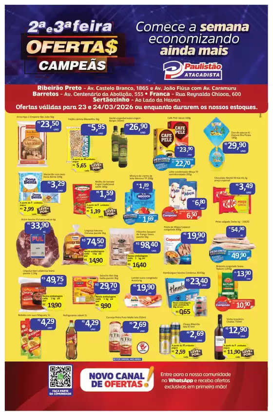 Catálogo Paulistão Atacadista em Pinhais | Descontos e promoções | 2026-03-23T00:00:00.000Z - 2026-03-24T00:00:00.000Z