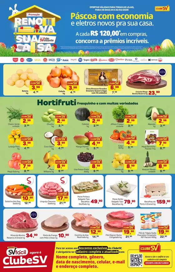 Catálogo Supermercados São Vicente em Santa Bárbara d'Oeste | Economize agora com nossas ofertas | 2026-03-24T00:00:00.000Z - 2026-03-25T00:00:00.000Z