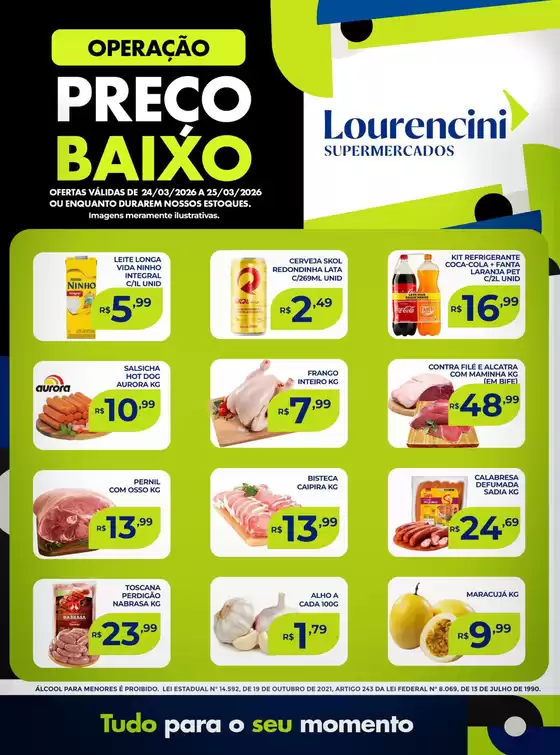 Catálogo Lourencini Supermercados | Encarte Lourencini Supermercados | 2026-03-24T00:00:00.000Z - 2026-03-25T00:00:00.000Z