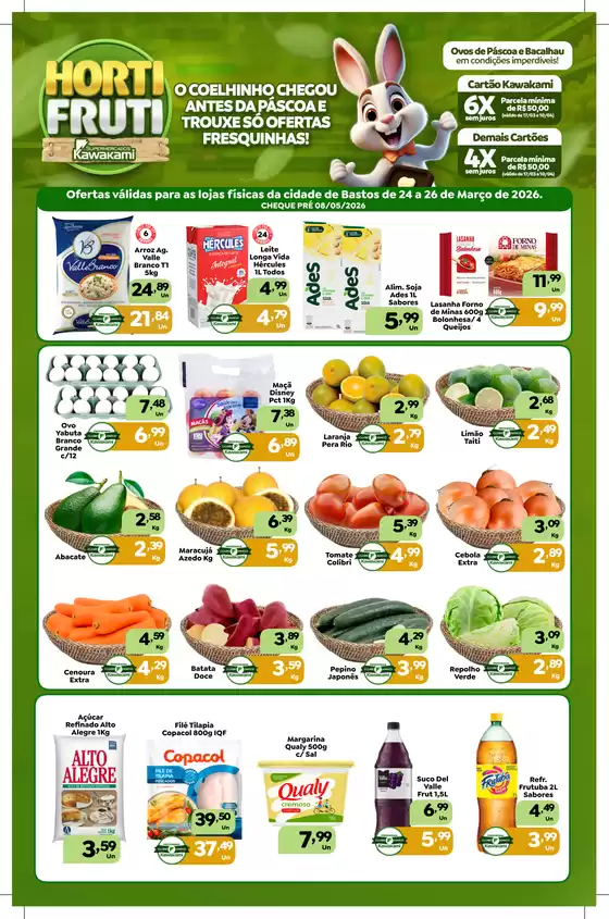 Catálogo Supermercados Kawakami em São Paulo | Ofertas - Bastos | 2026-03-24T00:00:00.000Z - 2026-03-26T00:00:00.000Z