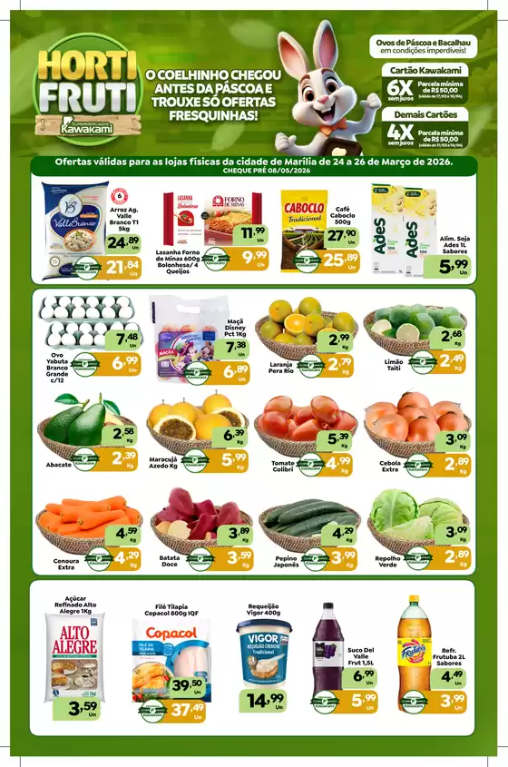 Catálogo Supermercados Kawakami em São Paulo | Ofertas - Marília | 2026-03-24T00:00:00.000Z - 2026-03-26T00:00:00.000Z