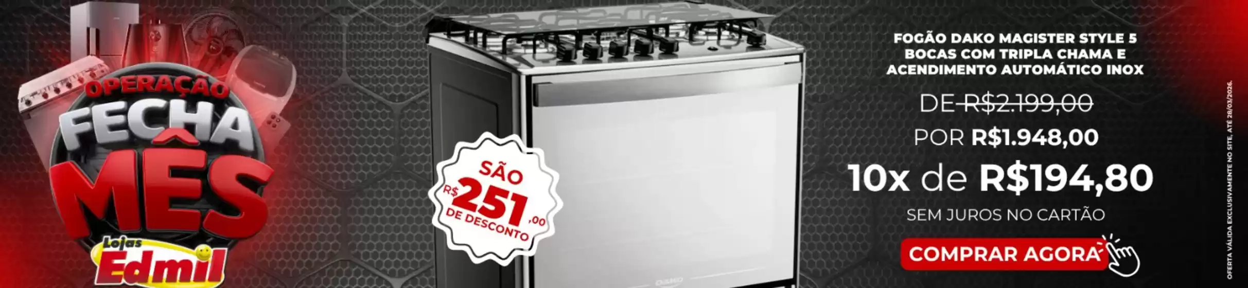 Catálogo Edmil em União dos Palmares | Ofertas Edmil | 2026-03-24T00:00:00.000Z - 2026-03-28T00:00:00.000Z