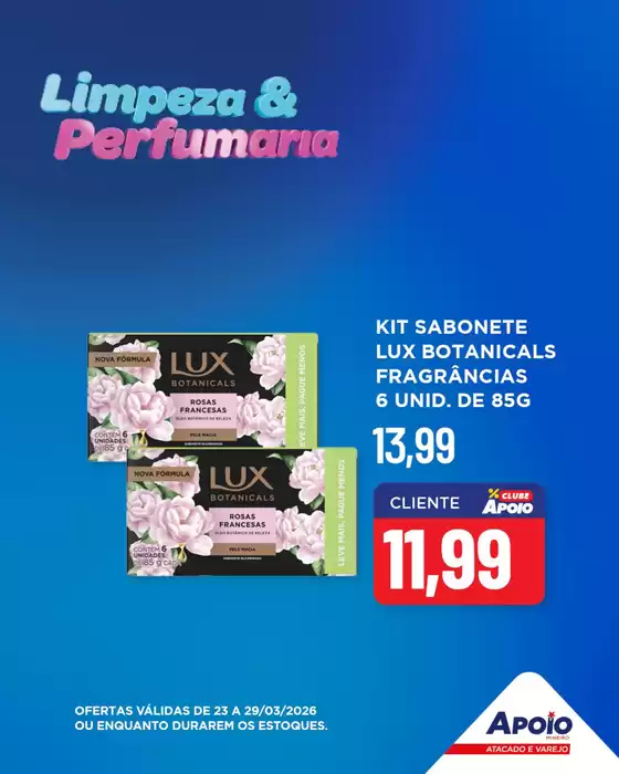 Catálogo Apoio Mineiro em Taboão da Serra |  Limpeza e Perfumaria | 2026-03-24T00:00:00.000Z - 2026-03-29T00:00:00.000Z
