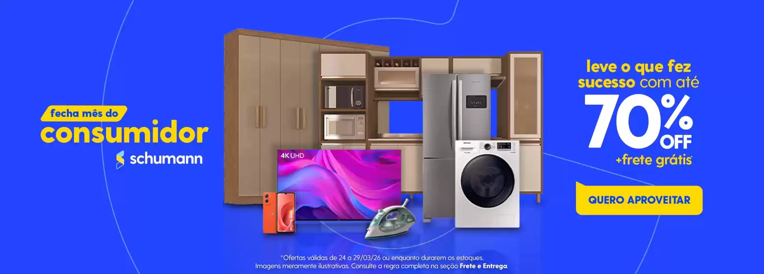Catálogo Schumann em Milagres | Melhores ofertas e descontos | 2026-03-24T00:00:00.000Z - 2026-03-29T00:00:00.000Z