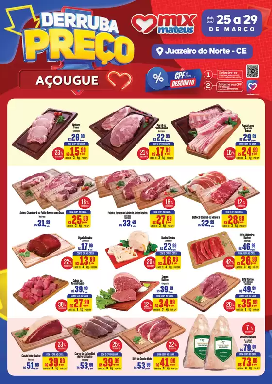 Catálogo Supermercados Mateus em Xanxerê | Derruba Preço App | 2026-03-24T00:00:00.000Z - 2026-03-29T00:00:00.000Z