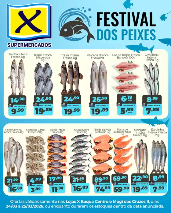 Catálogo X Supermercados em Xanxerê | Encarte X Supermercados | 2026-03-24T00:00:00.000Z - 2026-03-25T00:00:00.000Z
