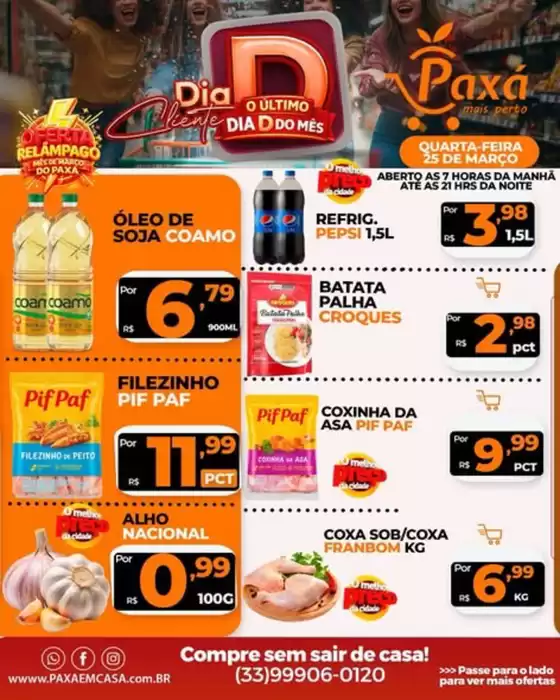 Catálogo Paxá Supermercados | Quarta da feira | 2026-03-25T00:00:00.000Z - 2026-03-25T00:00:00.000Z