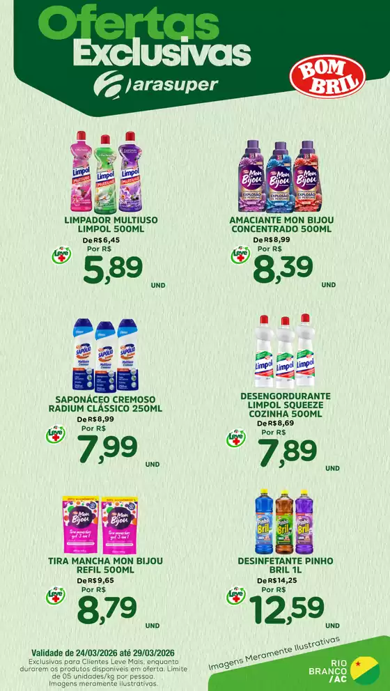 Catálogo Araújo Supermercados | EXCLUSIVA BOMBRIL | 2026-03-24T00:00:00.000Z - 2026-03-29T00:00:00.000Z