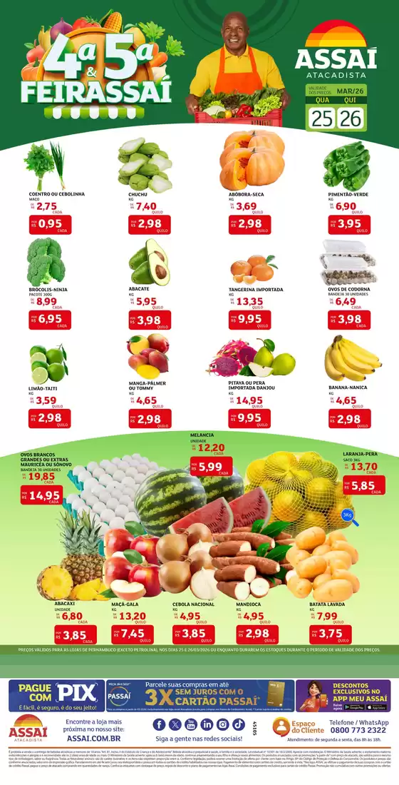 Catálogo Assaí Atacadista em Alegria | Encarte Assaí Atacadista 45105-589 | 2026-03-25T00:00:00.000Z - 2026-03-26T00:00:00.000Z