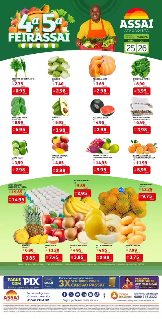 Catálogo Assaí Atacadista em Alegria | Encarte Assaí Atacadista 45105-757 | 2026-03-25T00:00:00.000Z - 2026-03-26T00:00:00.000Z