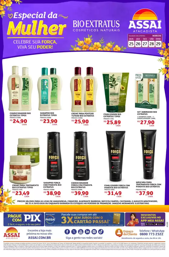 Catálogo Assaí Atacadista em Alegria | Encarte Assaí Atacadista 45192-63 | 2026-03-25T00:00:00.000Z - 2026-03-29T00:00:00.000Z