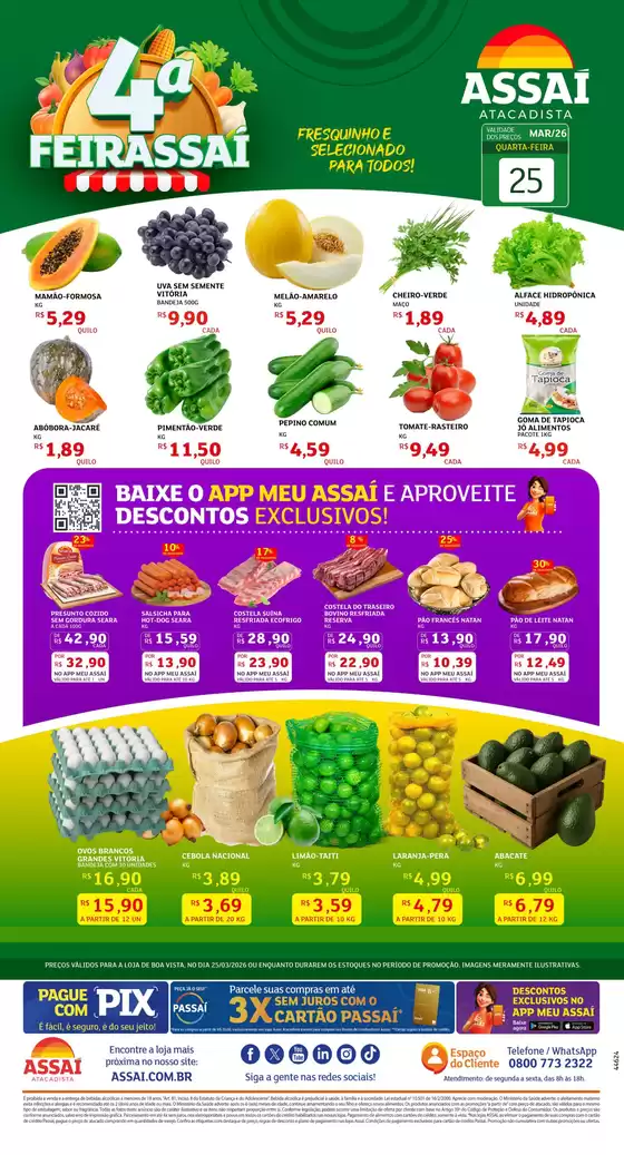 Catálogo Assaí Atacadista em Guapé | Encarte Assaí Atacadista 44624-73 | 2026-03-25T00:00:00.000Z - 2026-03-25T00:00:00.000Z