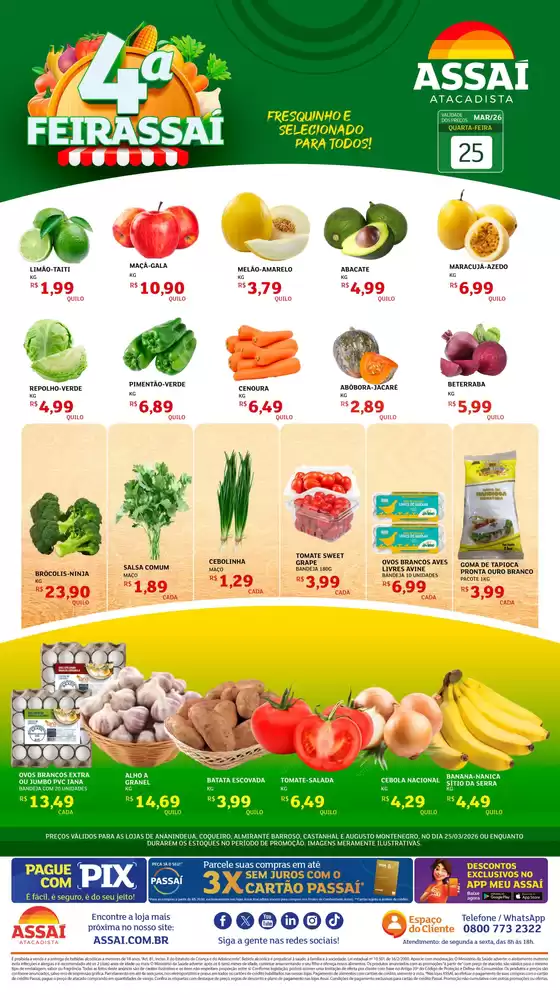 Catálogo Assaí Atacadista em Guapé | Encarte Assaí Atacadista 45359-63 | 2026-03-25T00:00:00.000Z - 2026-03-25T00:00:00.000Z
