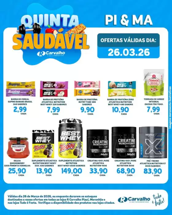 Catálogo R Carvalho Supermercado em São José de Ribamar | Quinta Saudavel | 2026-03-26T00:00:00.000Z - 2026-03-26T00:00:00.000Z