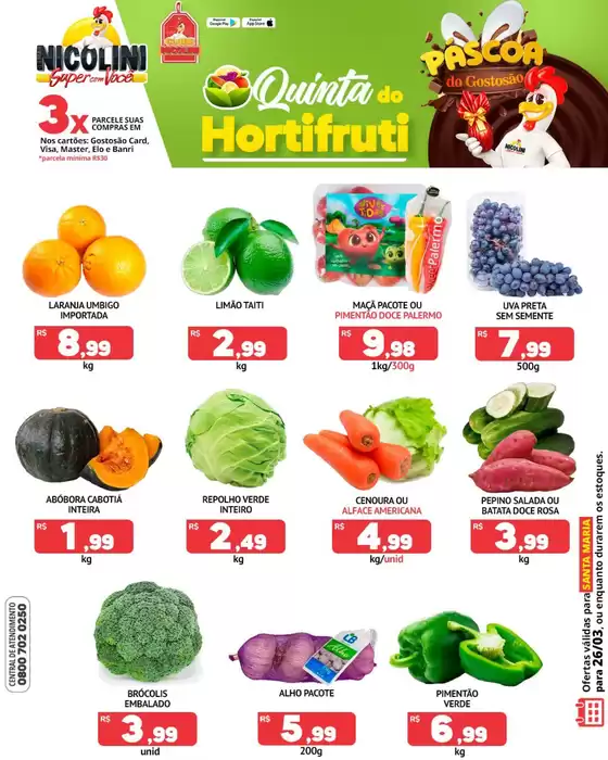 Catálogo Super Nicolini | Ofertas exclusivas | 2026-03-26T00:00:00.000Z - 2026-03-26T00:00:00.000Z