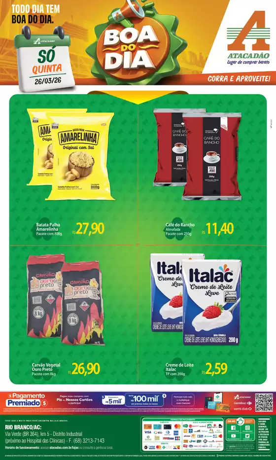 Catálogo Atacadão em Passo Fundo | Atacadão - Boa do Dia | 2026-03-26T00:00:00.000Z - 2026-03-26T00:00:00.000Z