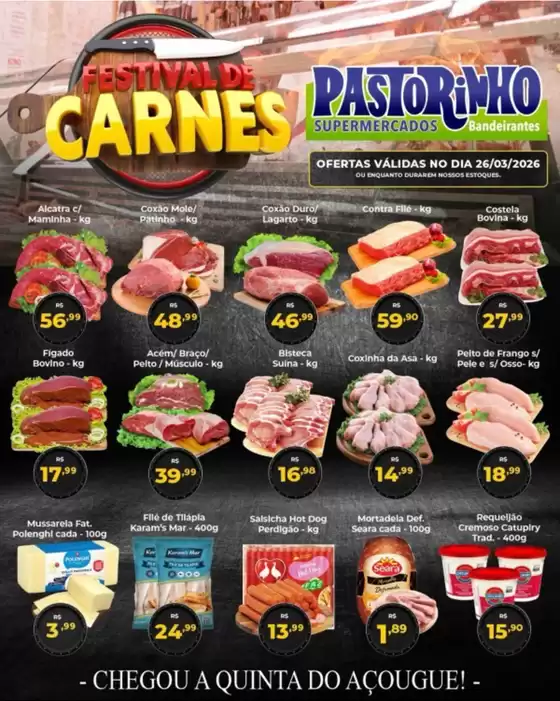Catálogo Supermercado Pastorinho | Nossas melhores pechinchas | 2026-03-26T00:00:00.000Z - 2026-03-26T00:00:00.000Z