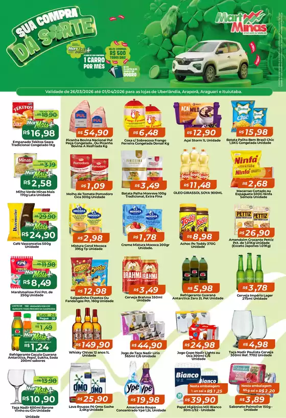 Catálogo Mart Minas | Novas ofertas para descobrir | 2026-03-26T00:00:00.000Z - 2026-04-01T00:00:00.000Z